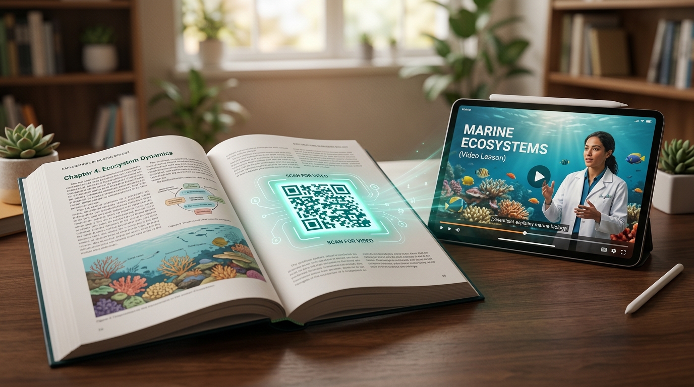 How Publishers Use QR Codes in Textbooks (and Why It Works)